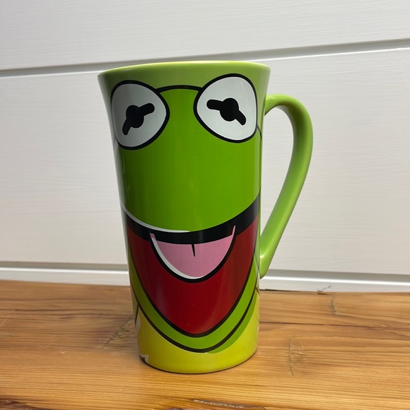 Disney Other - Disney Store Original Kermit the Frog Tall Mug Coffee/Tea NWOT Green